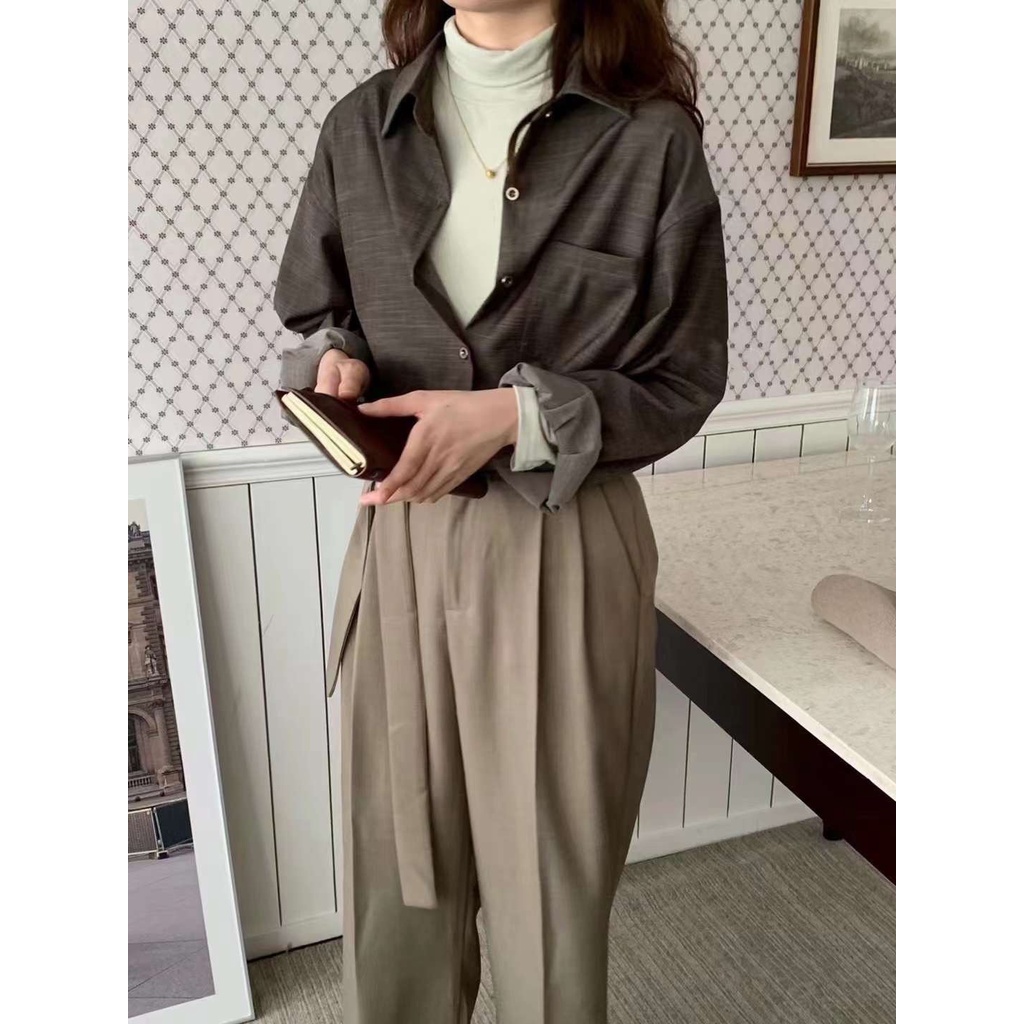 Sơ mi xước túi ngực KOREAN 2323