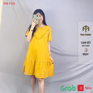Váy bầu bigsize nữ TEMA - Đầm thun suông chất cotton dáng đuôi cá siêu xinh