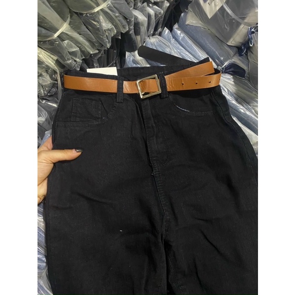 quần jeans ôm đen trơn co dãn giá rẻ