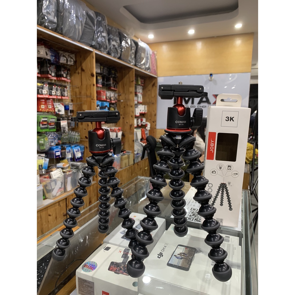 Chân xoắn Joby Gorillapod 1K + Ball Coman (Chính hãng