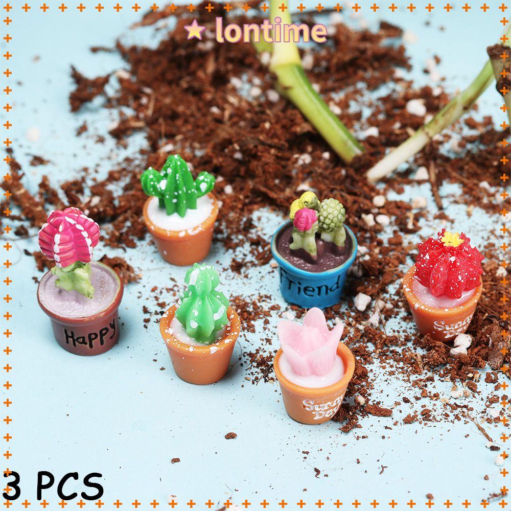 Set đồ trang trí hình chậu cây xương rồng xinh xắn