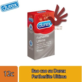 Bao Cao Su Durex Fetherlite Ultima Siêu Mỏng 12s
