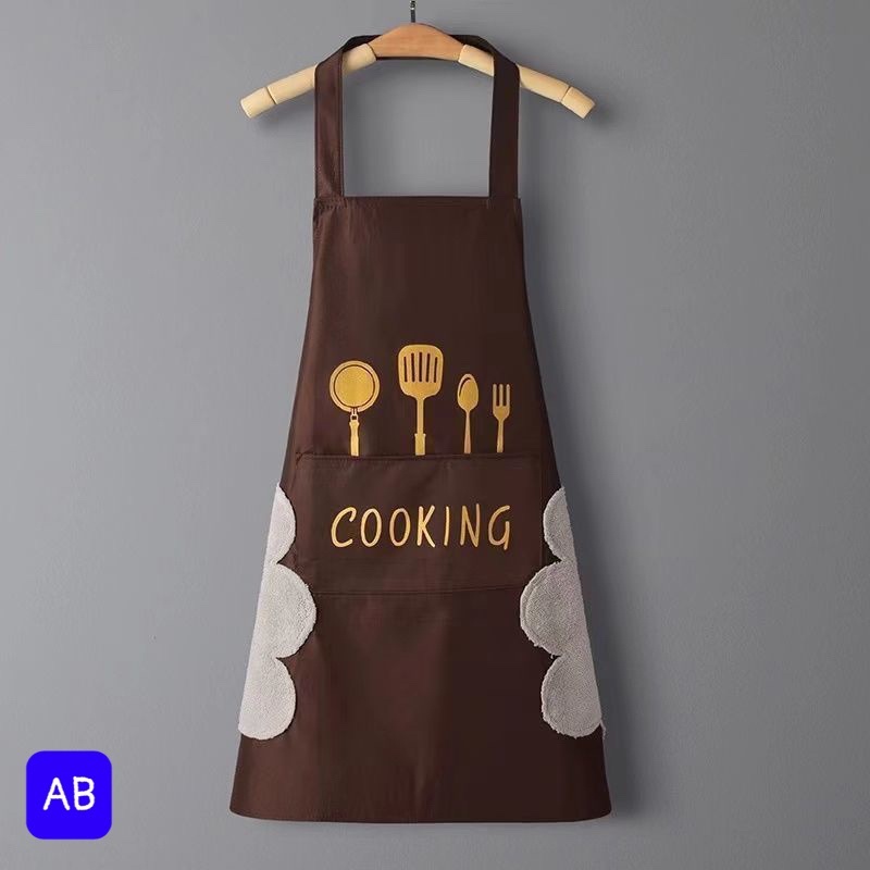 Tạp dề cooking chống thấm nước có túi đựng và lau tay tiện lợi