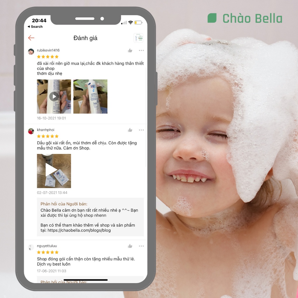 Dầu Gội Cho Bé Yêu Mister Baby Gentle Shampoo (ITALY) | Duy Trì Độ Ẩm - Bảo Vệ Da Đầu - Lưu Hương Cả Ngày (250ml)