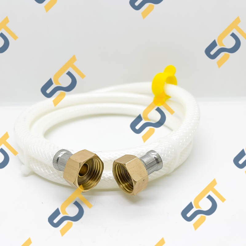 Dây Cấp Nước, Dây Nhựa Cấp Nước Tán 21 Đồng Vàng Dẫn Nước Vòi Chén, Vòi Sen, Vòi Xịt