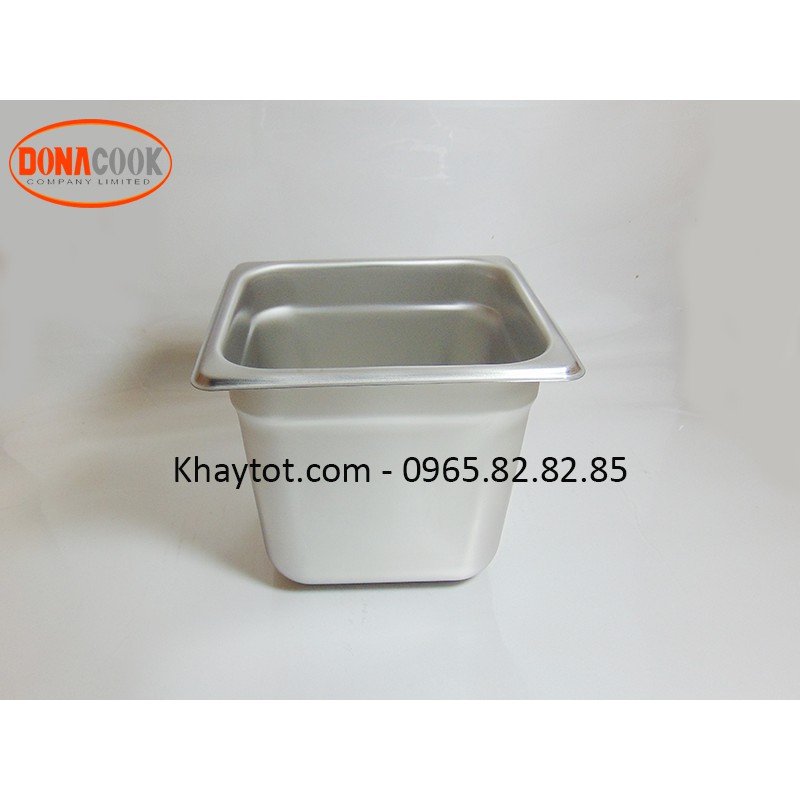 KHAY INOX ĐỰNG THẠCH TRÀ SƯA 1/6-150MM