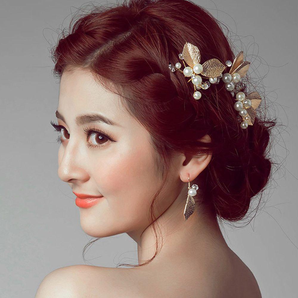 JUNE Phụ Kiện Cài Tóc Cho Cô Dâu Ngày Cưới