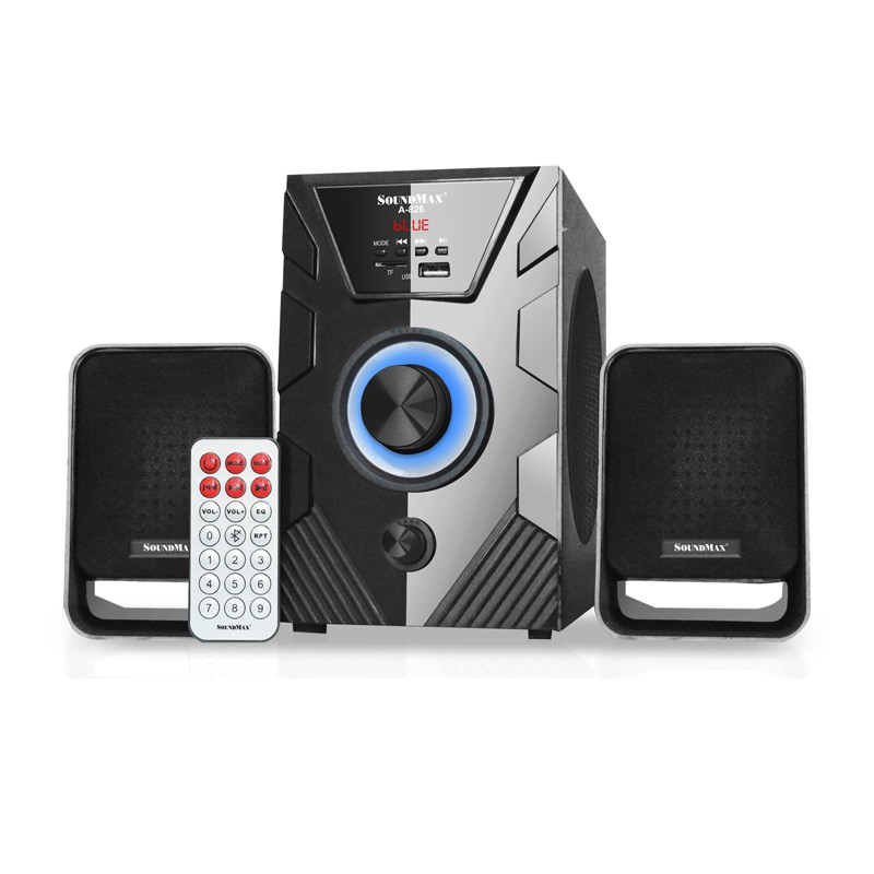 [Mã ELMS5 giảm 7% đơn 300K] Loa vi tính SoundMax A-826 – 2.1, Bluetooth