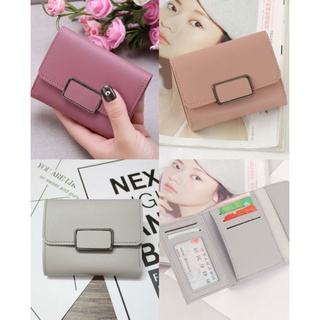 Ví bóp nữ mini cầm tay, bỏ túi khoá vuông