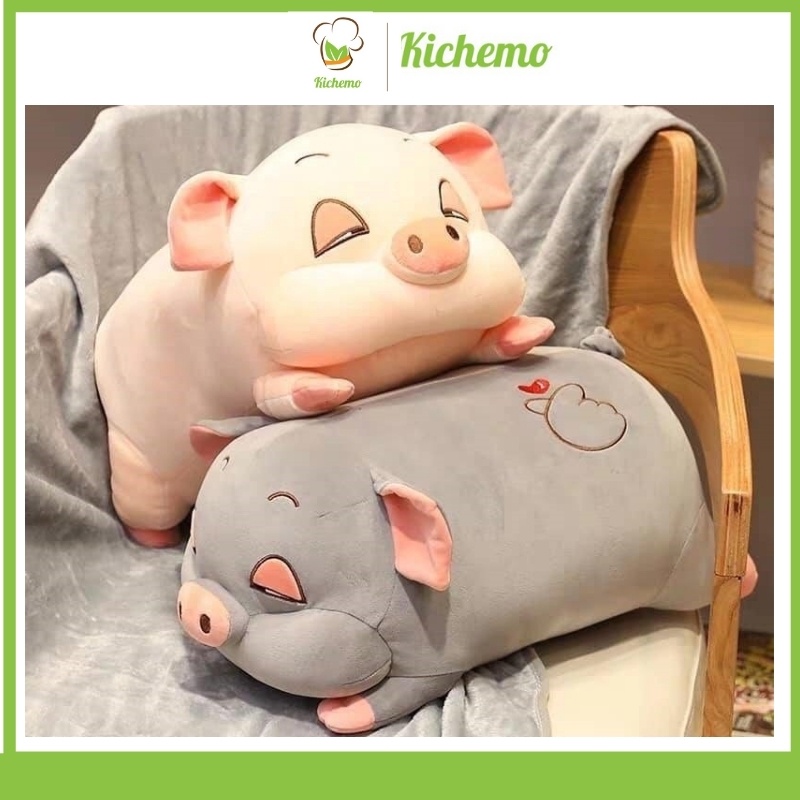 Chăn Gối Văn Phòng Mền Gối Heo Kichemo 3 Trong 1 Kích Thước Mền 1*1,7m