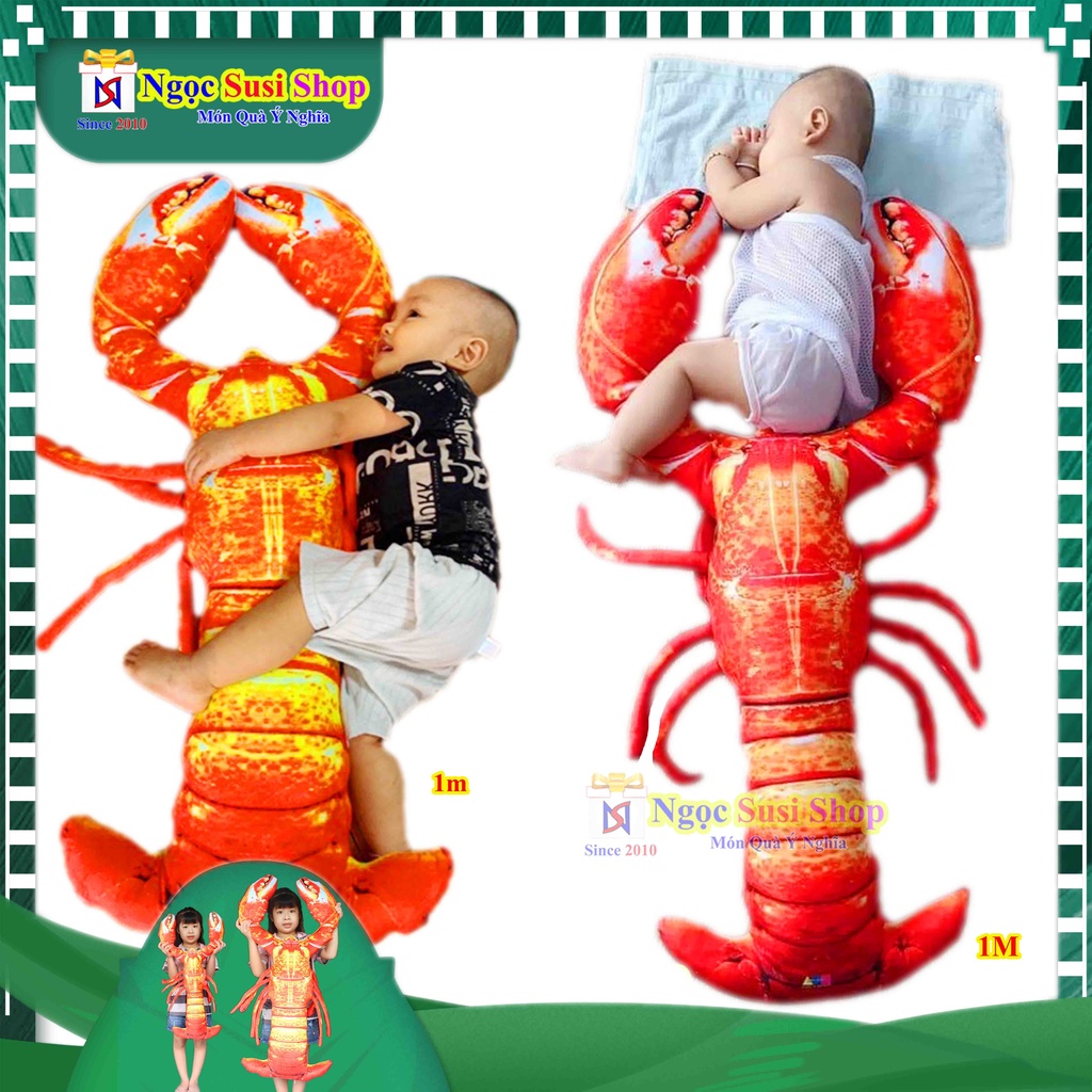 THÚ BÔNG TÔM HÙM ALASKA 3D CHO BÉ SIÊU TO KHỔNG LỒ ĐẸP NHƯ ẢNH HÀNG HIẾM