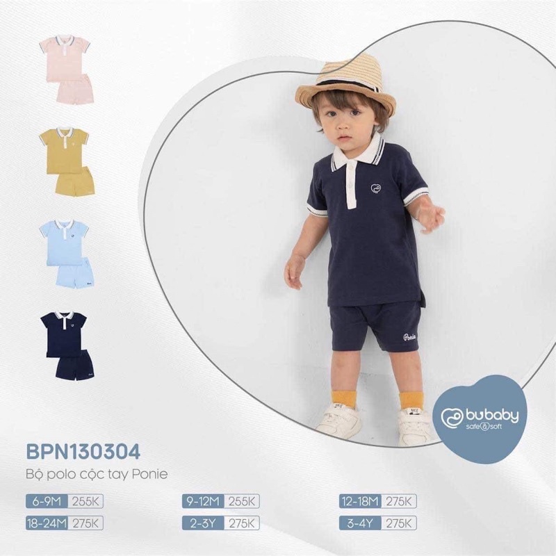 Bu 2021-Bộ cộc áo polo phối ponie ( giá đã sale 15- 20%]