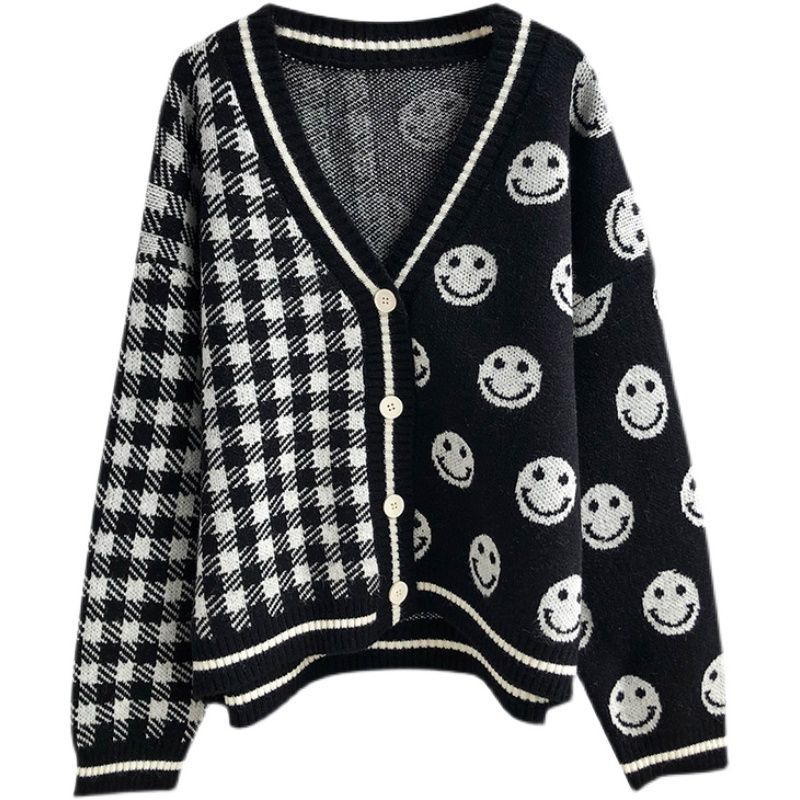 Áo Khoác Cardigan Dệt Kim Dáng Rộng Thiết Kế Mới Thời Trang Mùa Thu Theo Phong Cách Hàn Quốc Cho Nữ