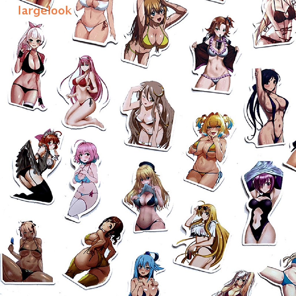 Bộ 100 Miếng Dán Hoạt Hình Người Đẹp Hentai Waifu Graffiti Trang Trí Vali / Điện Thoại / Laptop DIY