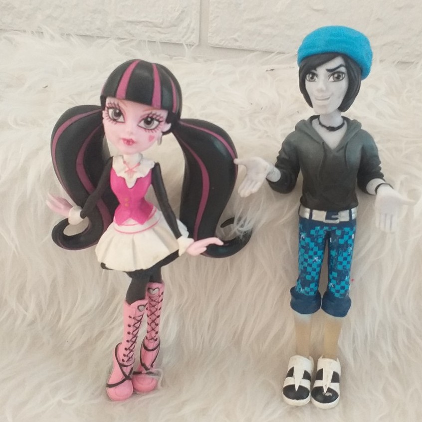 [Xả Kho Lỗ Vốn] Búp Bê Monster High 17cm Lantiger Checkers Dolls (mua 2 tặng 1)