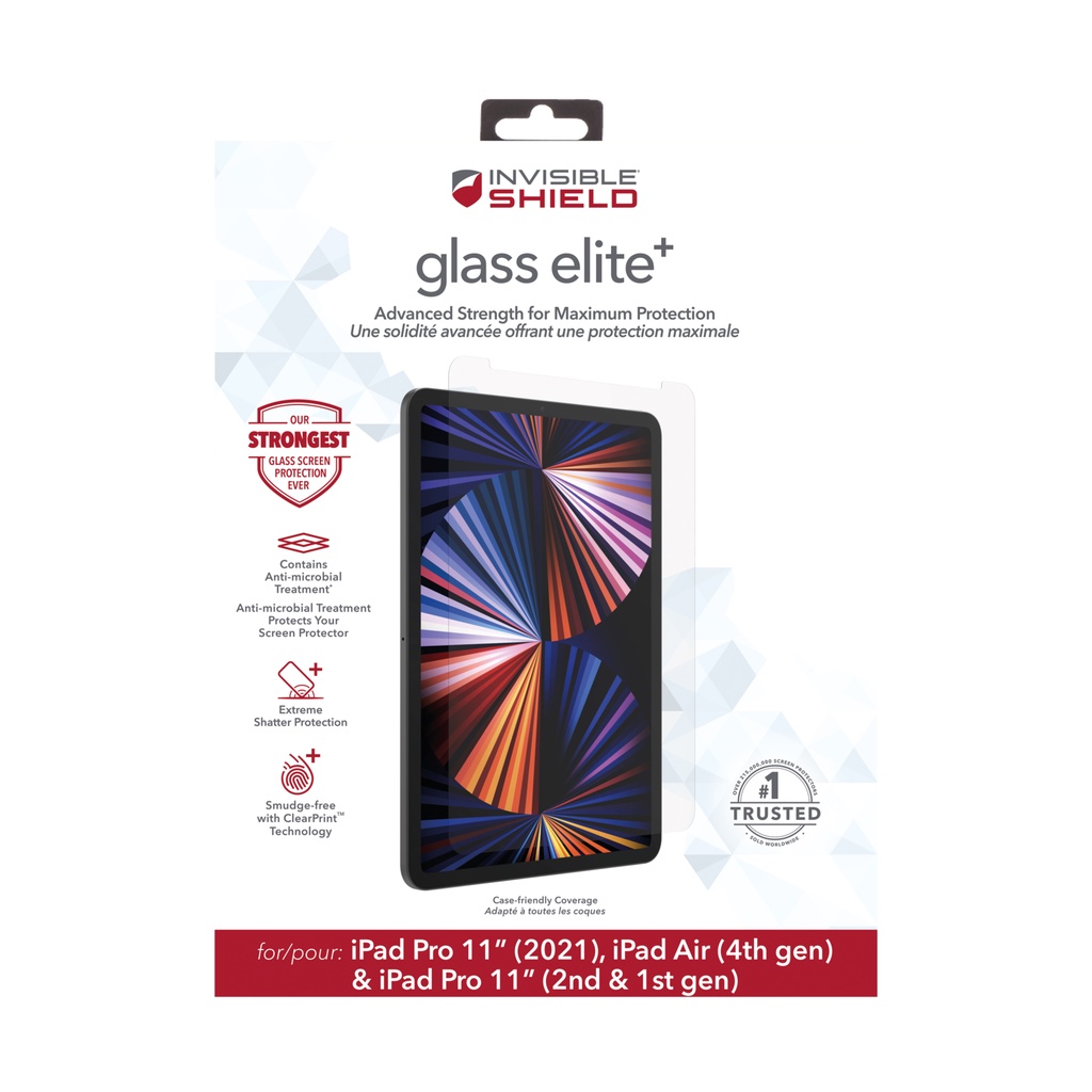 Kính dán màn hình iPad 11 Pro/Air4 InvisibleShield Glass ElitePlus 200108138