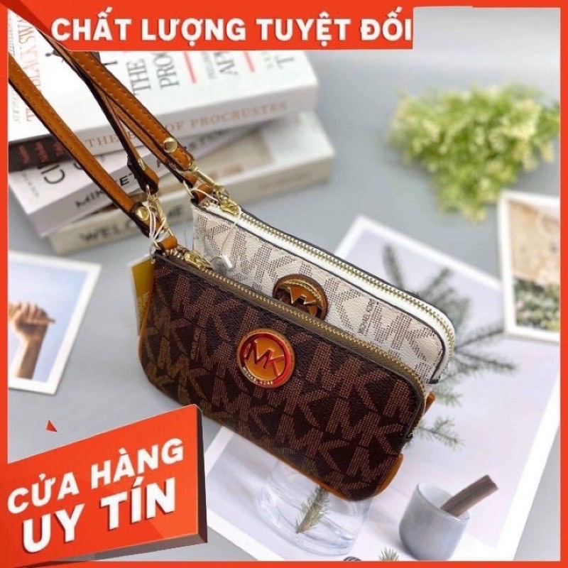 VÍ CLUTCH CẦM TAY NỮ CÓ DÂY ĐEO TAY SIZE 18 SMANO BAGS