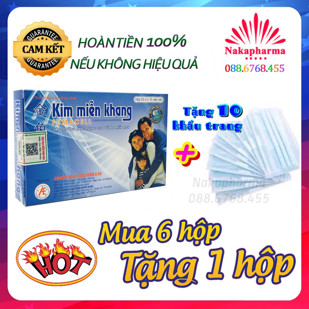 ✅ [KÈM QUÀ] Kim Miễn Khang – Điều hòa hệ miễn dịch, ngừa và giảm bệnh tự miễn, lupus ban đỏ, vẩy nến, bạch biến