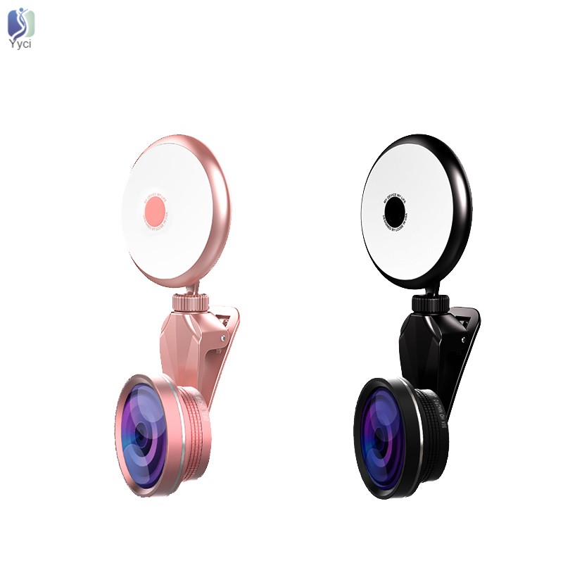 VN 1 Đèn Led Tròn Gắn Điện Thoại Hỗ Trợ Chụp Ảnh