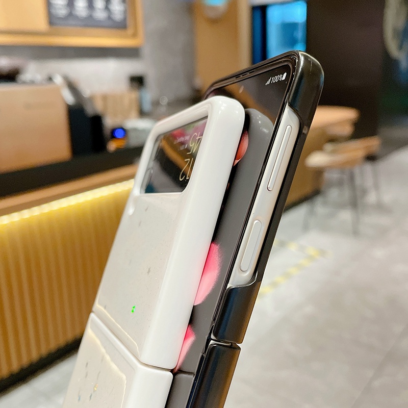 Ốp Điện Thoại Silicon Mềm Trang Trí Kim Tuyến Hình Ngôi Sao Mặt Trăng Cho Samsung Galaxy Z Flip4 Flip3 5G Z Flip 4 3