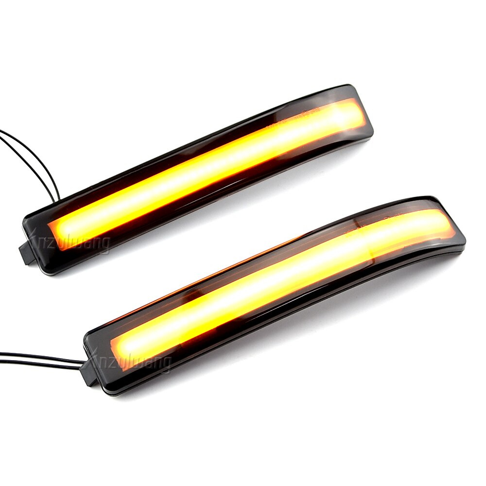 Đèn Led Màu Hổ Phách Gắn Gương Chiếu Hậu Cho Xe Hơi 2009-14 Ford F150 & 2010-14 Svt Raptor