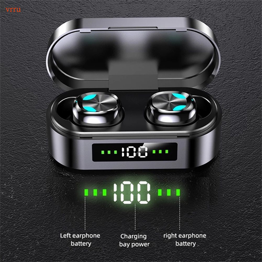 S10 Tai Nghe Nhét Tai Tws Tai Nghe Chụp Tai Bluetooth-Tương Thích V5.1 Không Dây Thể Thao Tai Nghe Hifi Stereo Cảm Ứng Tai Nghe Có Micro Vrru