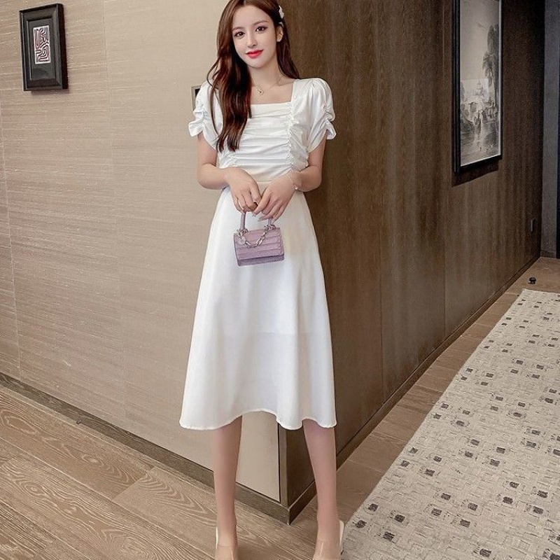 Hot Sale New Gentle Women's High-Grade Dress Tight Waist Slimming Elegant Dress Graceful Mori Fairy Dress