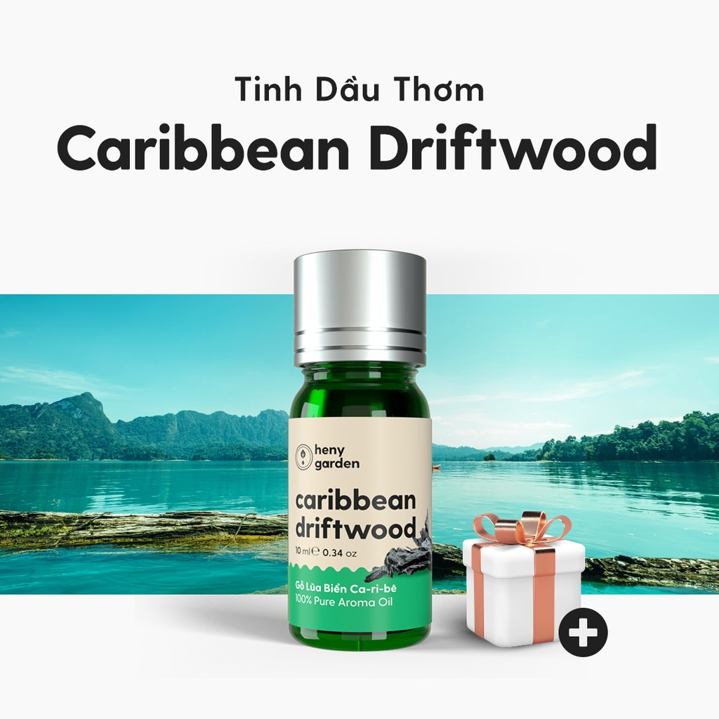 Tinh Dầu Phối Hương Caribbean Driftwood (Gỗ Ấm Nam Tính) Làm Nến Thơm, Xông Thơm Phòng HENY GARDEN