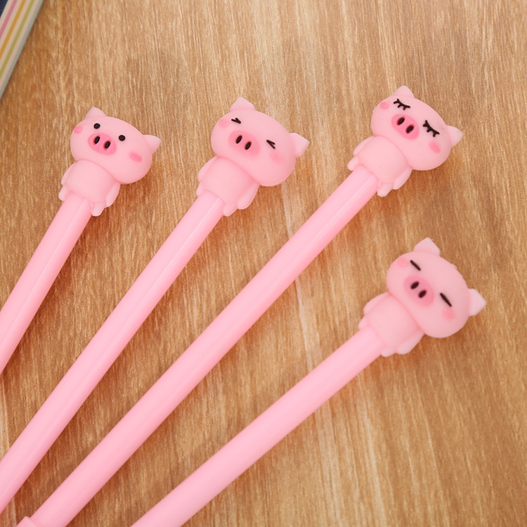Bút gel đen, bút nước mực đen hình heo xinh_bút bi cute cho học sinh sỉ lẻ đồng giá