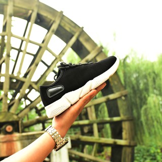 Giày Nam Sneaker POSA PSSP010 ( Đen - Xám ) .