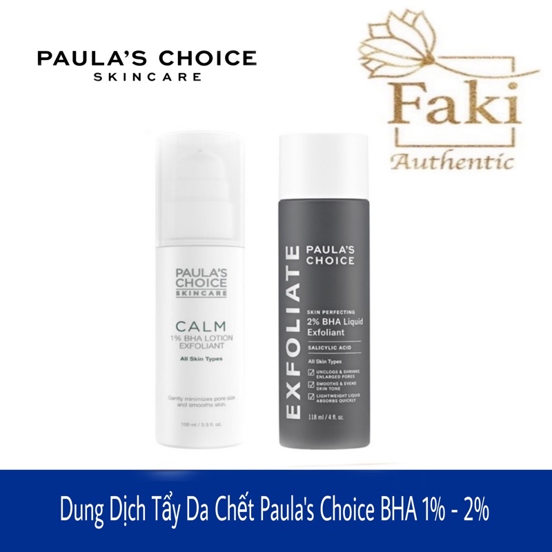 Tẩy da chết hoá học Paula's Choice Bha 1 - 2% , 30ml