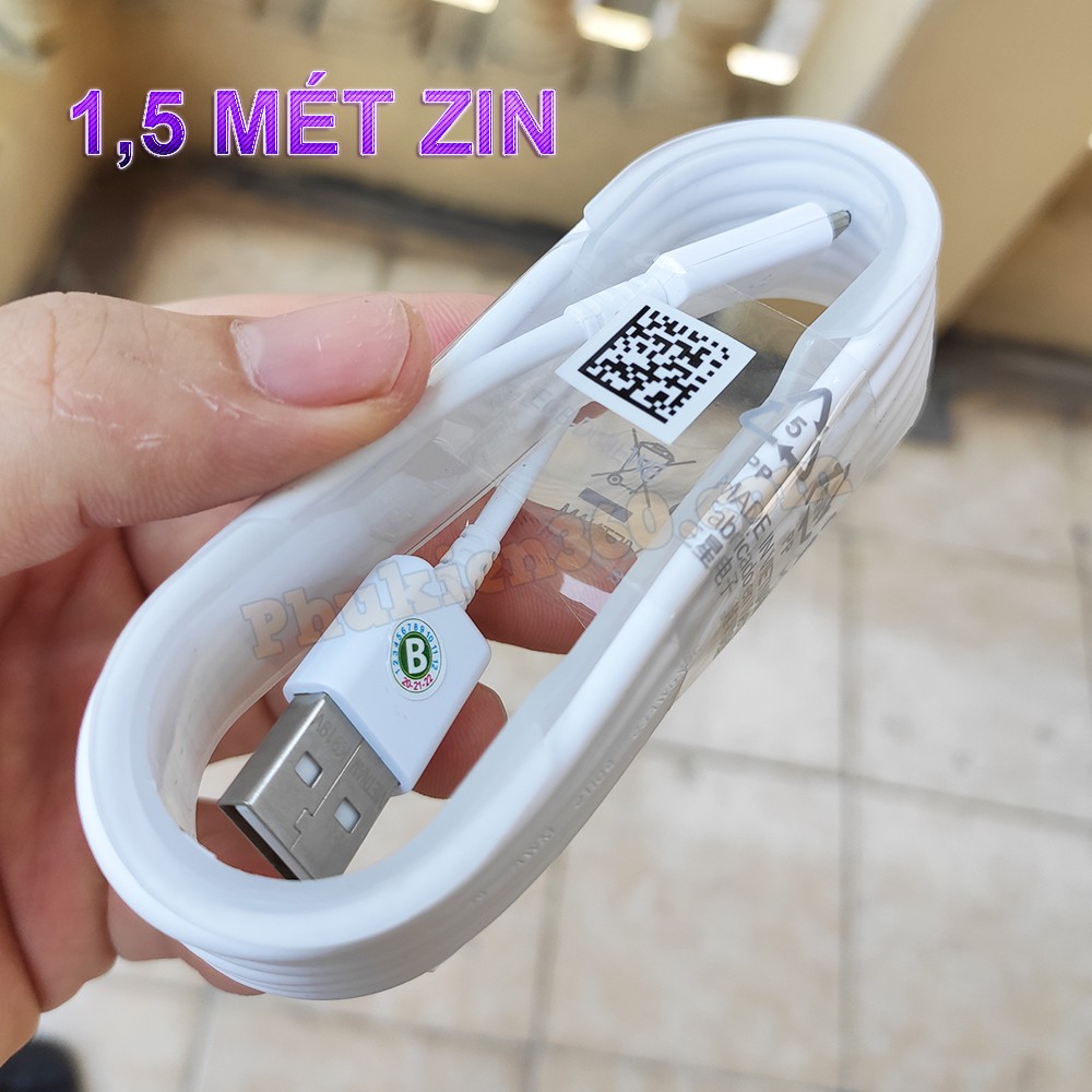 Cáp Sạc Nhanh SAMSUNG Micro-USB Zin Chính Hãng - BH 06 Tháng