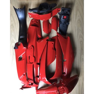 DÀN ÁO WAVE NHỎ ĐỎ TƯƠI-CỜ NHỰA NGUYÊN SINH CHẤT LƯỢNG CAO:WAVE @ 2000-2007,WAVE ZX,WAVE 110,WAVE THÁI VÀ TRUNG QUỐC