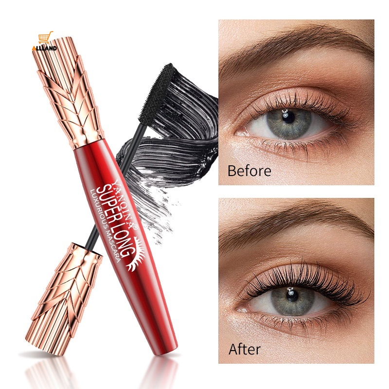 [Hàng mới về] Mascara sợi tơ 4D làm dài dày và cong lông mi tự nhiên kháng nước bền màu