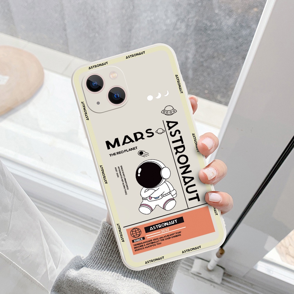Ốp Điện Thoại Bảo Vệ Cho VIVO Y3S Y12i Y83 Y81 Y81S Y95 Y93 Y91 V9 Y85 V9 Youth Y89 Y50 Y30 Y30i Soft Silicone Space Astronaut B1K6