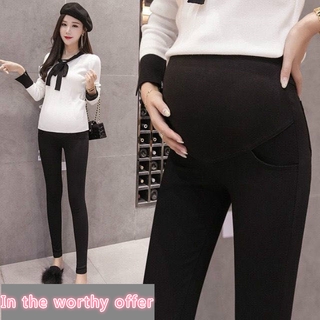 Quần dài chất liệu co giãn thoải mái thời trang cho mẹ bầu