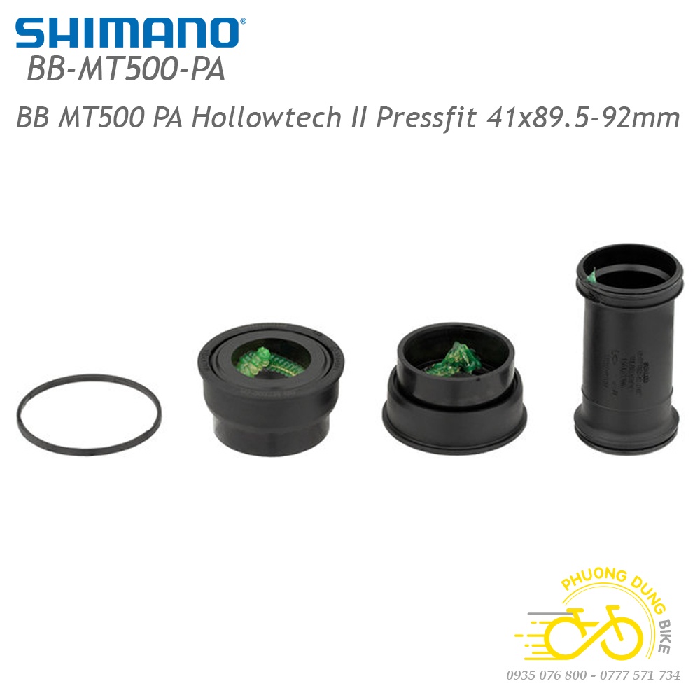 Trục giữa cốt rỗng xe đạp SHIMANO BB MT500 PA  - Hàng Chính Hãng