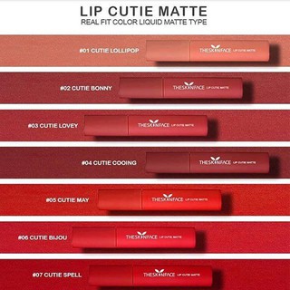 Son kem lì The Skin Face Lip Cuttie Matte