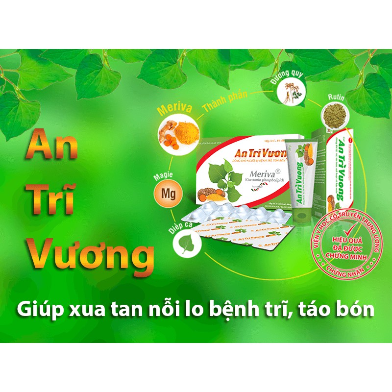 ✅ Gel An Trĩ Vương 20g - Xoa dịu búi trĩ, làm teo trĩ, phòng ngừa bệnh trĩ