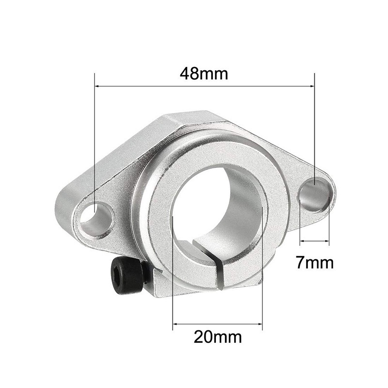 Set 4 Kẹp Thanh Ray Đường Kính 20mm Cho Trục Chuyển Động SHF20