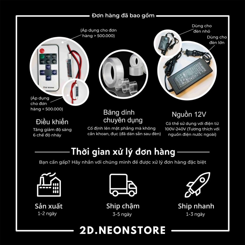 Đèn Led Neon Logo Nike, Led Neon 12V trang trí phòng, góc livestream, quay Tiktok I 2D Neon Store