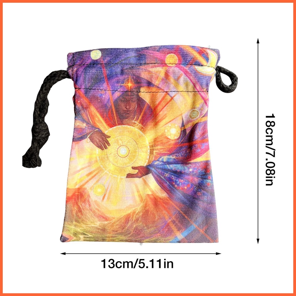 Túi Rút Đựng Thẻ Bài Tarot 5.12 X 7.09 Inch