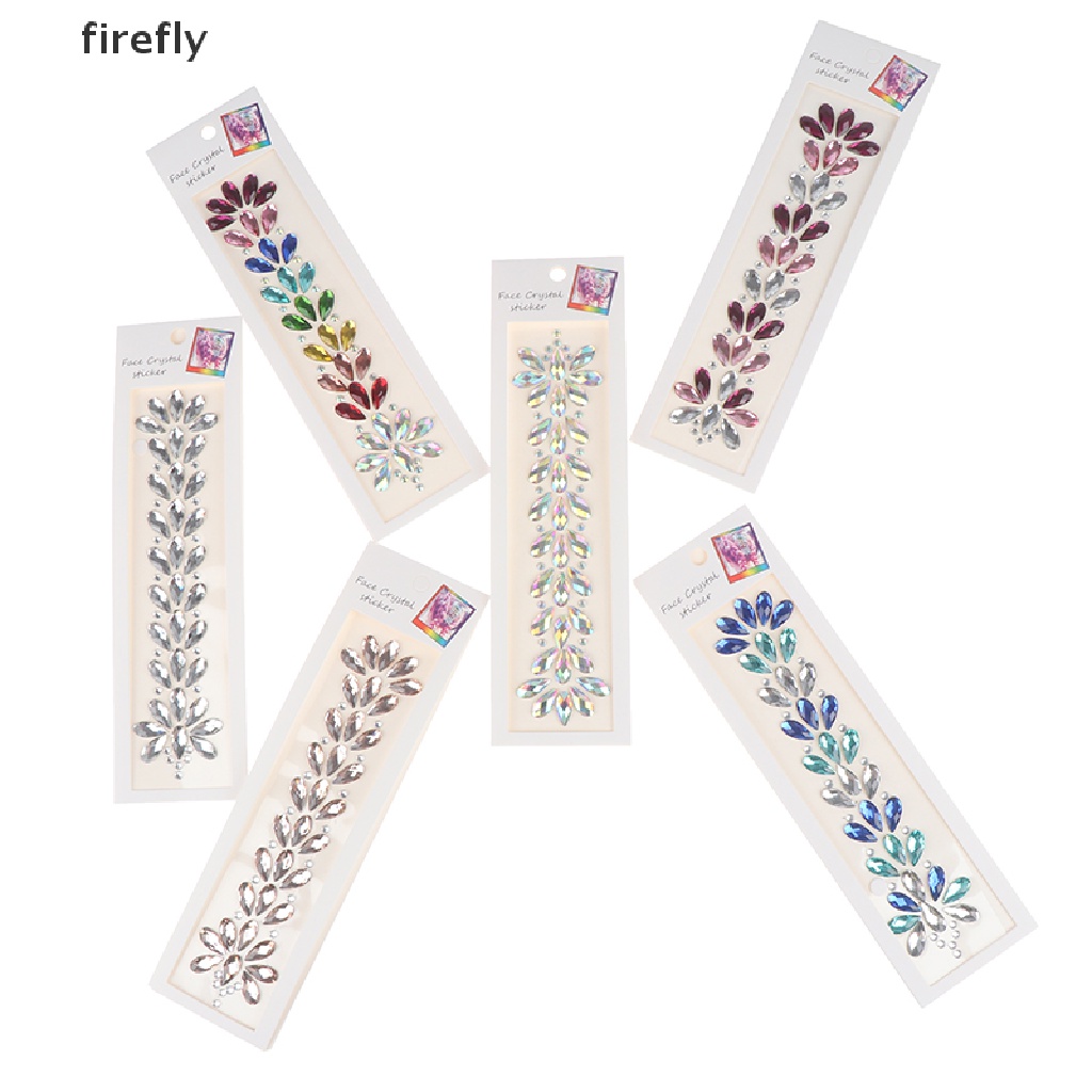 Miếng Dán Pha Lê 3D Lấp Lánh Trang Điểm Mặt / Trán / Cơ Thể