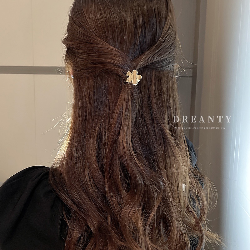 Hàn Quốc đơn giản và nhỏ nơ kẹp tóc kẹp tóc cô gái kẹp bên thời trang phụ kiện tóc phù hợp kẹp tóc hàn quốc