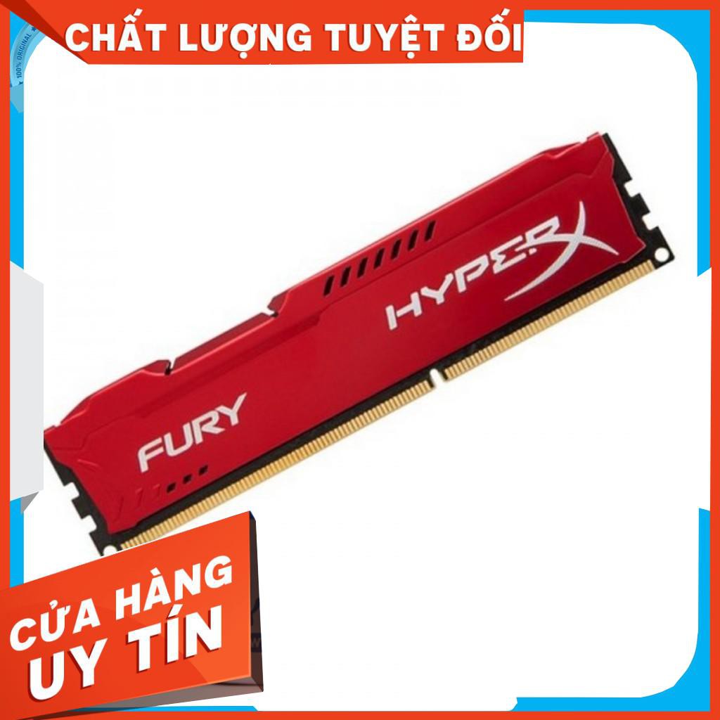 RAM Kingston HyperX Fury Red 8GB (1x8GB) DDR3 Bus 1600Mhz ( BH 36 tháng 1 đổi 1)