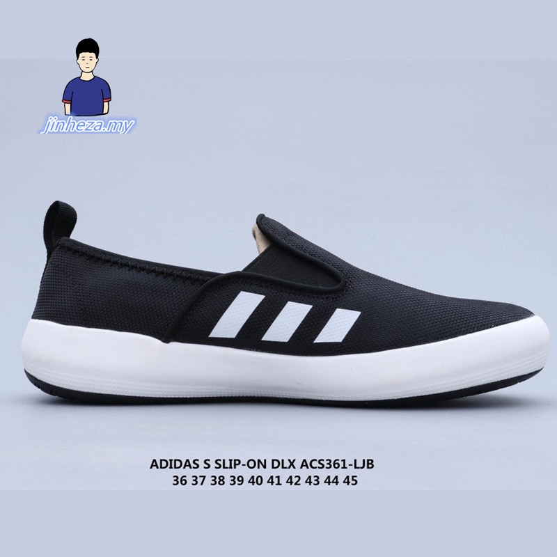 Giày Lười Adidas B-On DLX Vải Canvas Thoáng Khí Chống Trượt Thời Trang Cho Nam Và Nữ Đen | BigBuy360 - bigbuy360.vn