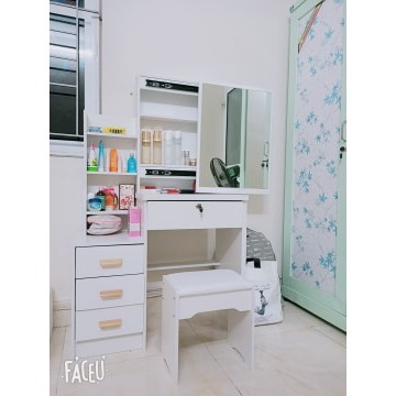 Bộ bàn ghế trang điểm kèm gương, bàn trang điểm đẹp BAH030 | BigBuy360 - bigbuy360.vn