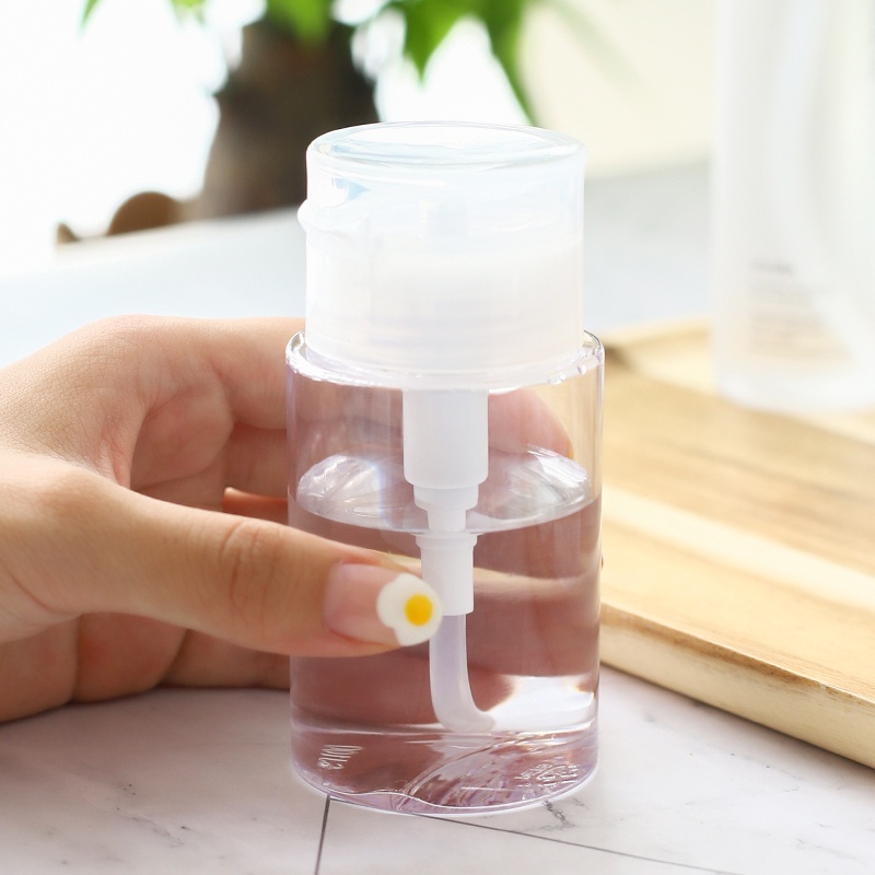 Bình Xịt Rỗng Trong Suốt Có Nắp Lật Đựng Dung Dịch Tẩy Sơn Móng Tay