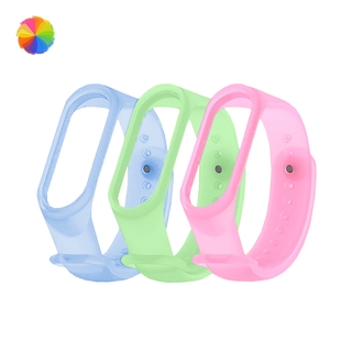 Dây Đeo Silicon Chống Nước Cho Đồng Hồ Thông Minh Xiaomi Mi Band 3 Miband 3 4