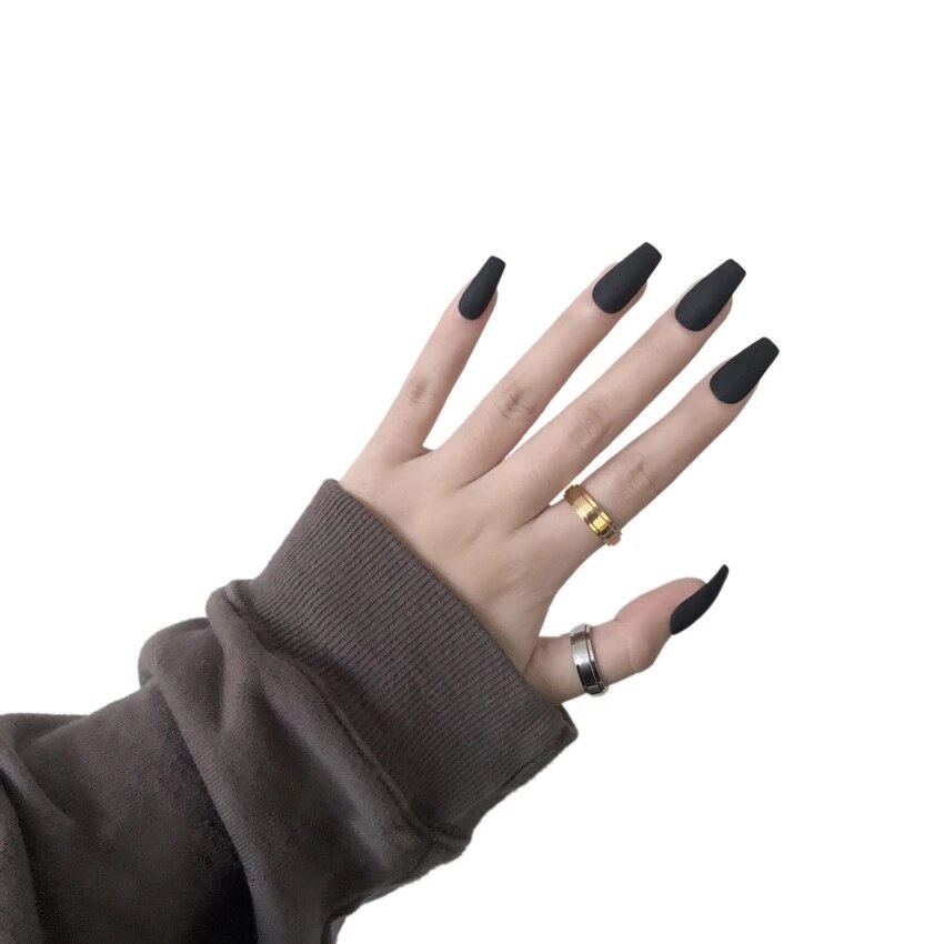 Set of 24 Fashion Colorful False Nails